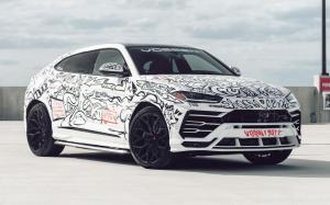 Lamborghini Urus Art Car on Vossen Wheels (S17-01) 2019 года